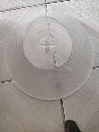 厂家直销塑料注塑加工灯饰塑胶吊扇灯灯罩塑料制品14寸灯罩
